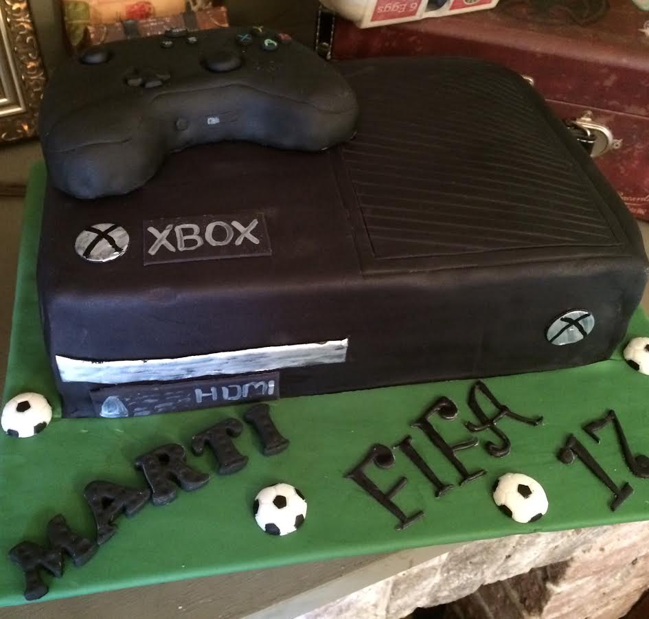 17th Birthday Cake for an X-Box Fan - Village Green Bakes