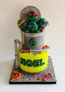 Ninja Turtle Cake for Noel's 6th Birthday